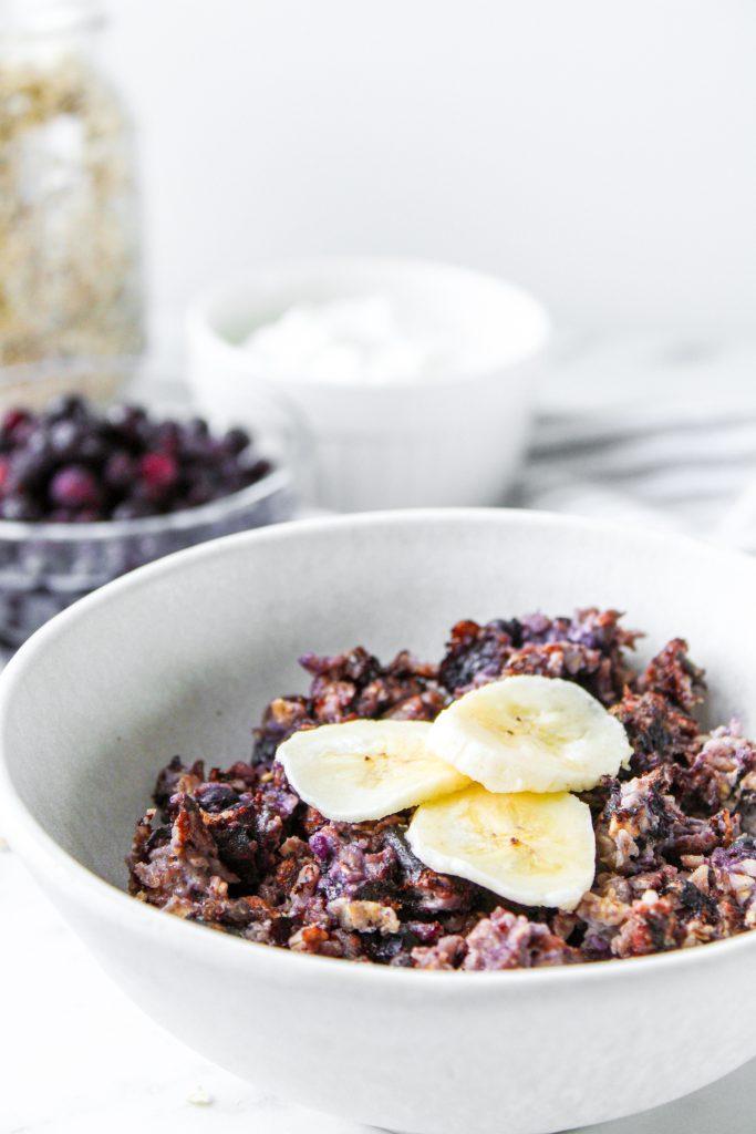 Blueberry Protein Oatmeal